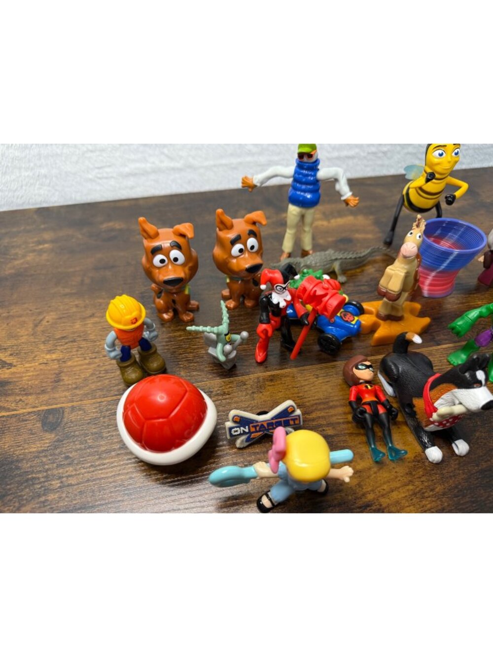 Mixed Lot Of Cartoon & Movie Character Figurines Toys And Accessories
